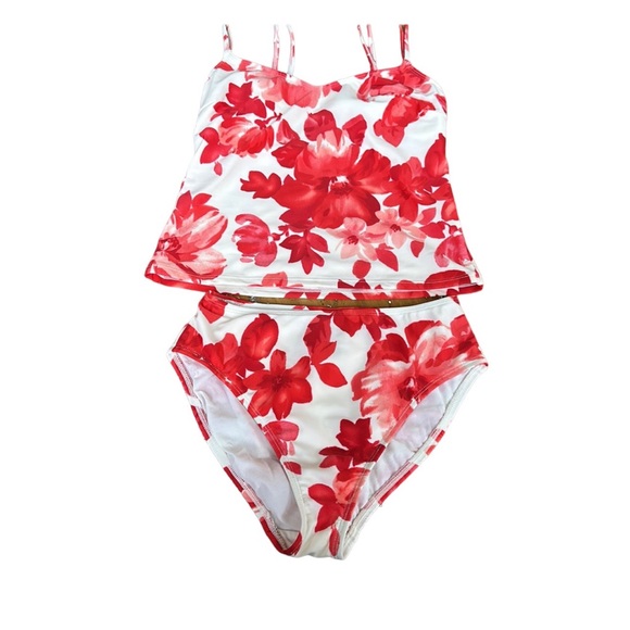 LA BLANCA 2pc swim suit, size 8 with matching pants, size S, VGC - Picture 5 of 16